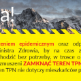 TPN zamknięty dla turystów – zagrożenie epidemiczne