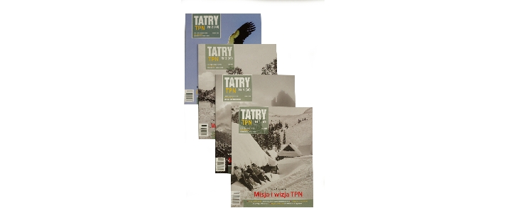 Na zdjęciu numery archiwalne; wkrótce „Tatry” w nowej szacie graficznej